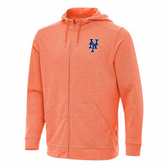 New York Mets Antigua Effortless Full-Zip Hooded Jacket Sale