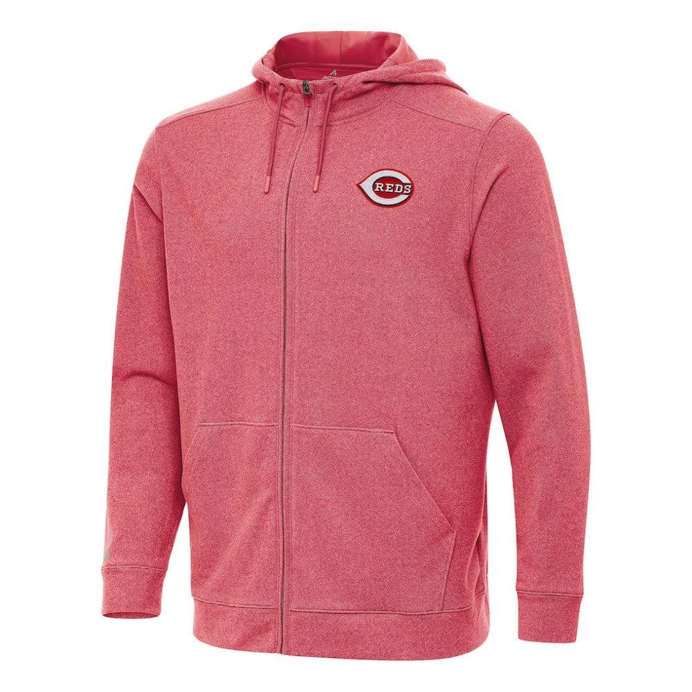 Cincinnati Reds Antigua Effortless Full-Zip Hooded Jacket discount