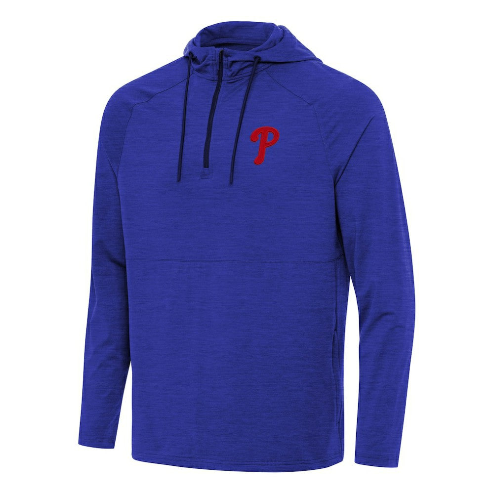 Philadelphia Phillies Antigua Spikes Quarter-Zip Pullover Hoodie Clearance