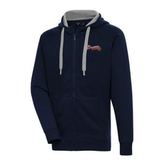 Atlanta Braves Antigua Big & Tall Victory Full-Zip Hoodie Jacket discount