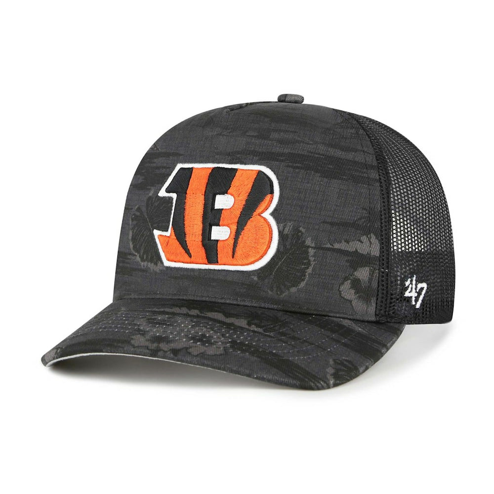 Cincinnati Bengals '47 Fiji Trucker Adjustable Hat Black - 47 brand