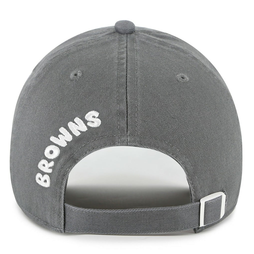 Cleveland Browns '47 Women's Bright Side Clean Up Adjustable Hat Gray - 47 brand
