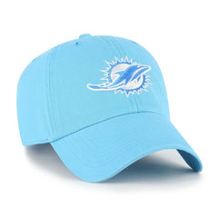 Miami Dolphins '47 Women's Bright Side Clean Up Adjustable Hat Blue - 47 brand