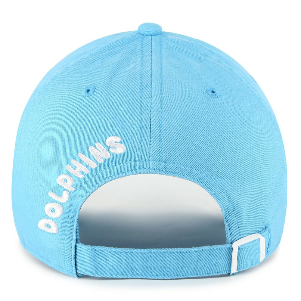 Miami Dolphins '47 Women's Bright Side Clean Up Adjustable Hat Blue - 47 brand