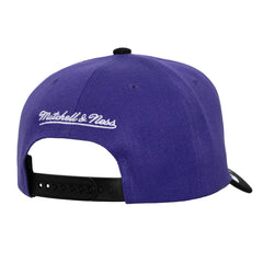 Mitchell & Ness - Sacramento Kings Underarch Two-Tone Pro Crown Snapback Hat - Purple/Black