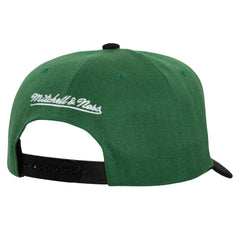 Mitchell & Ness - Boston Celtics Underarch Two-Tone Pro Crown Snapback Hat - Kelly Green/Black