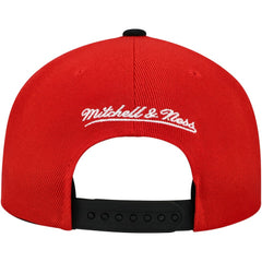 Detroit Red Wings - Mitchell & Ness Underarch Two-Tone Pro Crown Snapback Hat Red/Black