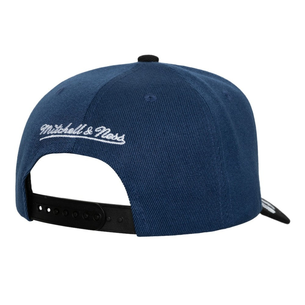 Tampa Bay Lightning - Mitchell & Ness Underarch Two-Tone Pro Crown Snapback Hat Blue/Black