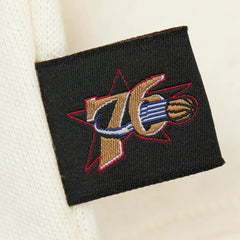 Mitchell & Ness - Philadelphia 76ers Women's Hardwood Classics Pullover Sweatshirt - Cream