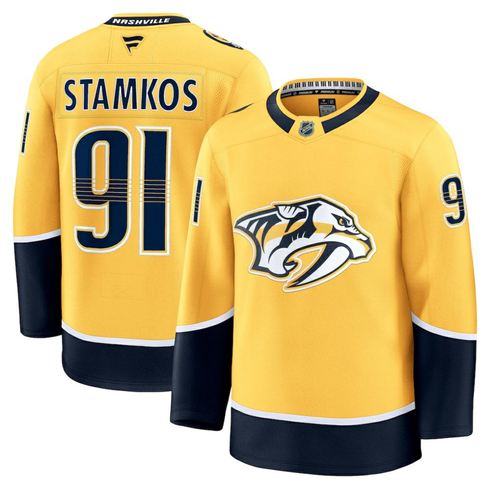 Steven Stamkos Nashville Predators Fanatics Home Premium Jersey - Gold | NHL Jerseys