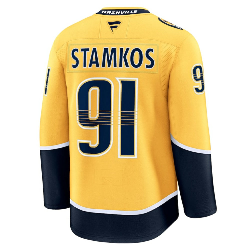 Steven Stamkos Nashville Predators Fanatics Home Premium Jersey - Gold | NHL Jerseys