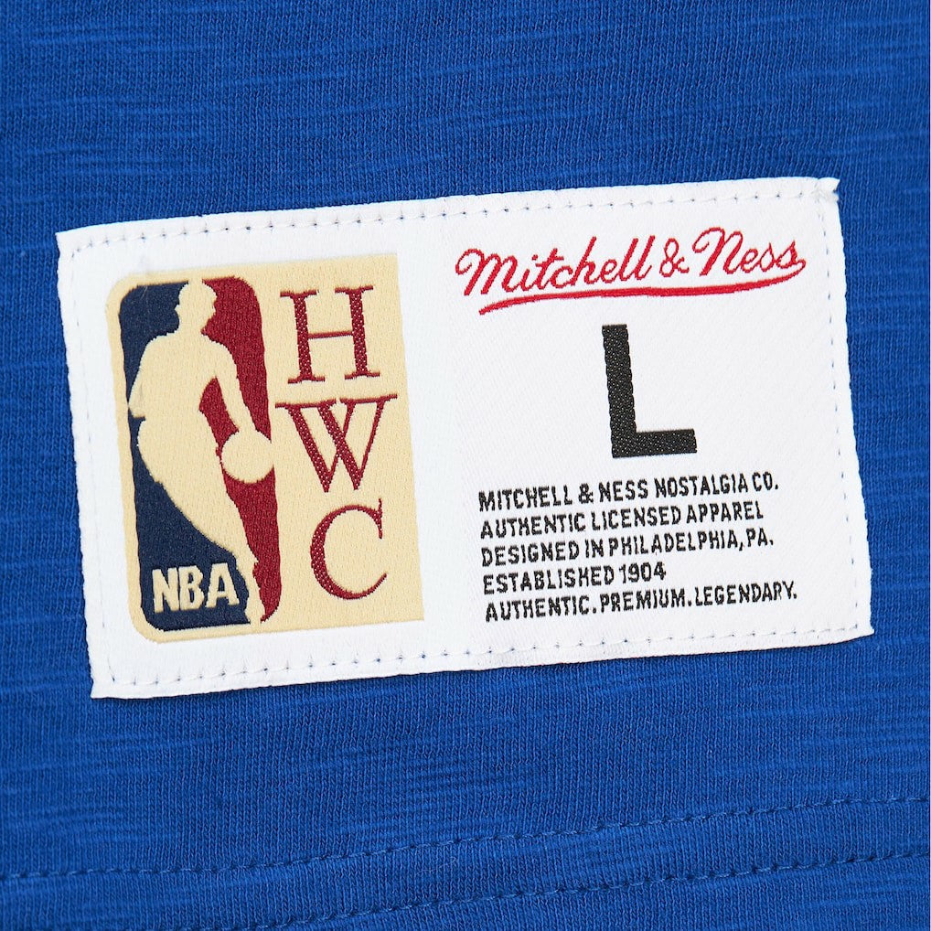 Mitchell & Ness - Denver Nuggets Hardwood Classics Felt Applique Slub T-Shirt - Royal