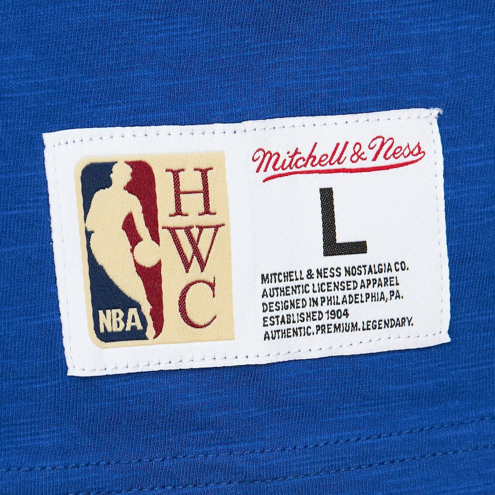 Mitchell & Ness - Minnesota Timberwolves Hardwood Classics Felt Applique Slub T-Shirt - Blue