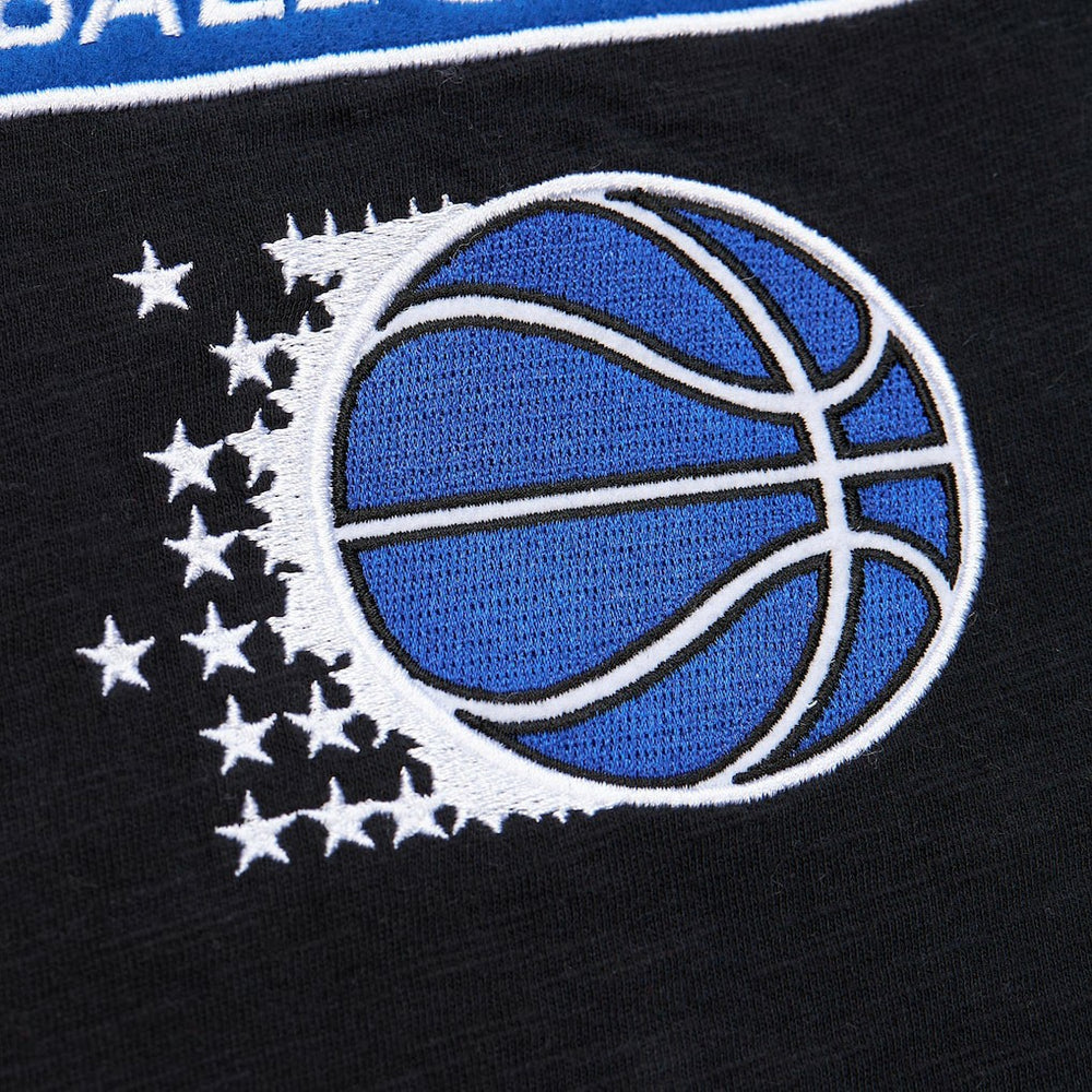 Mitchell & Ness - Orlando Magic Hardwood Classics Felt Applique Slub T-Shirt - Black