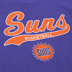 Mitchell & Ness - Phoenix Suns Hardwood Classics Felt Applique Slub T-Shirt - Purple