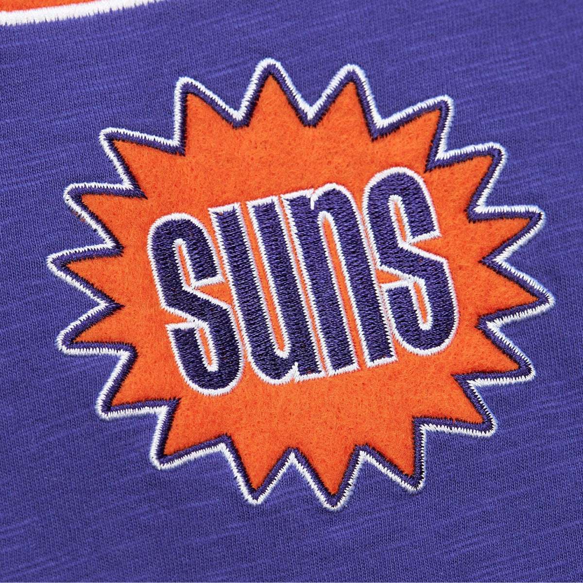 Mitchell & Ness - Phoenix Suns Hardwood Classics Felt Applique Slub T-Shirt - Purple