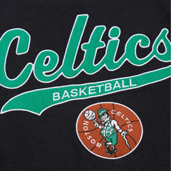 Mitchell & Ness - Boston Celtics Hardwood Classics Felt Applique Slub T-Shirt - Black