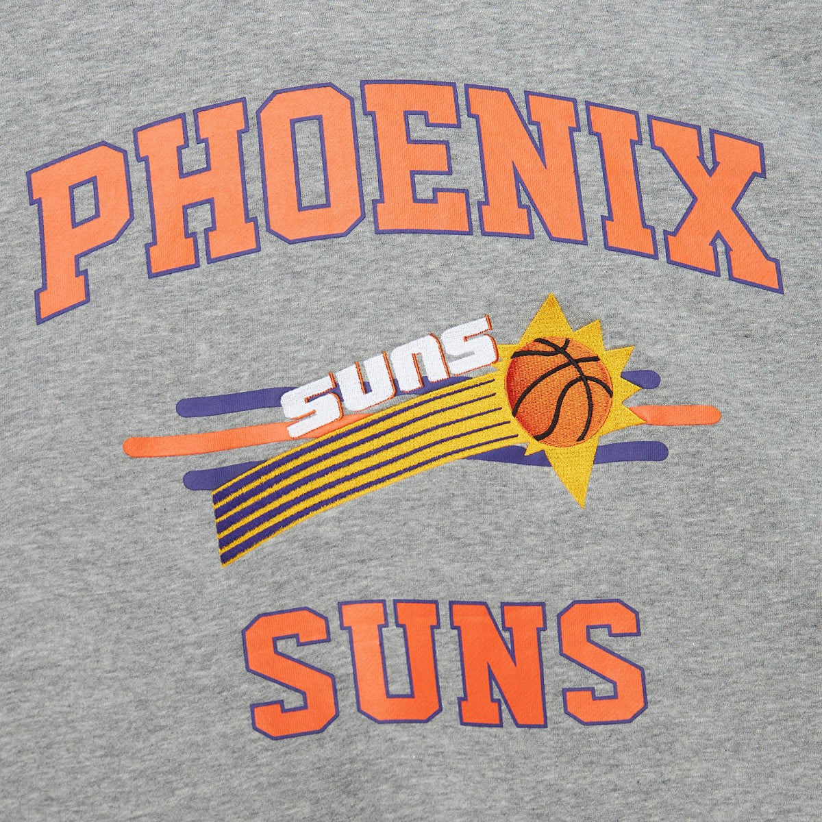 Mitchell & Ness - Phoenix Suns Hardwood Classics All Over 4.0 Pullover Sweatshirt - Heather Gray
