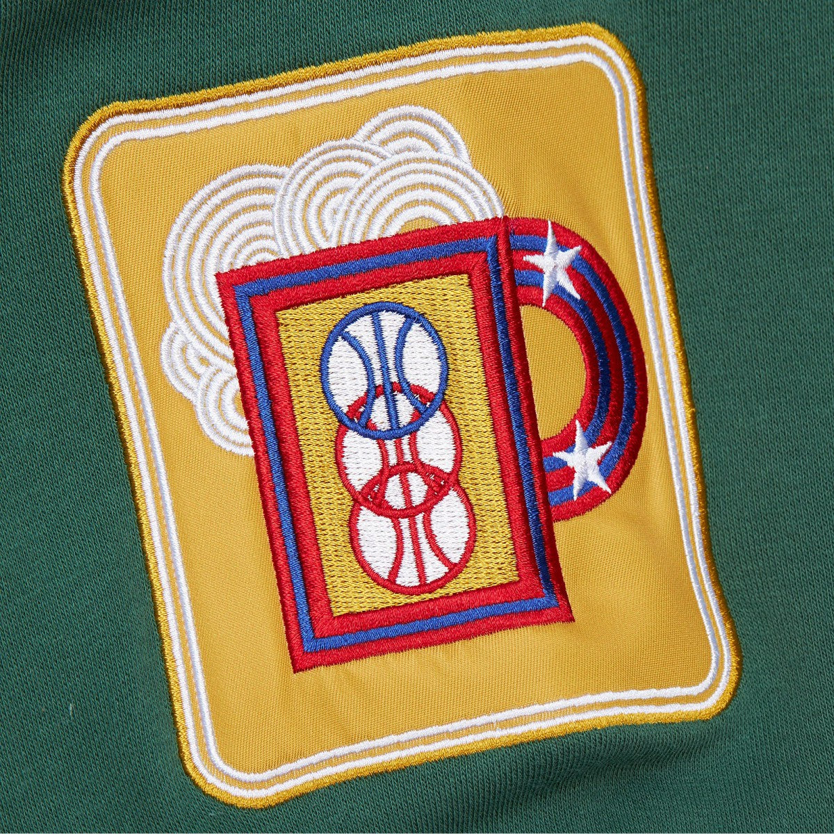 Mitchell & Ness - Milwaukee Bucks Hardwood Classics All Over 4.0 Pullover Sweatshirt - Heather Gray