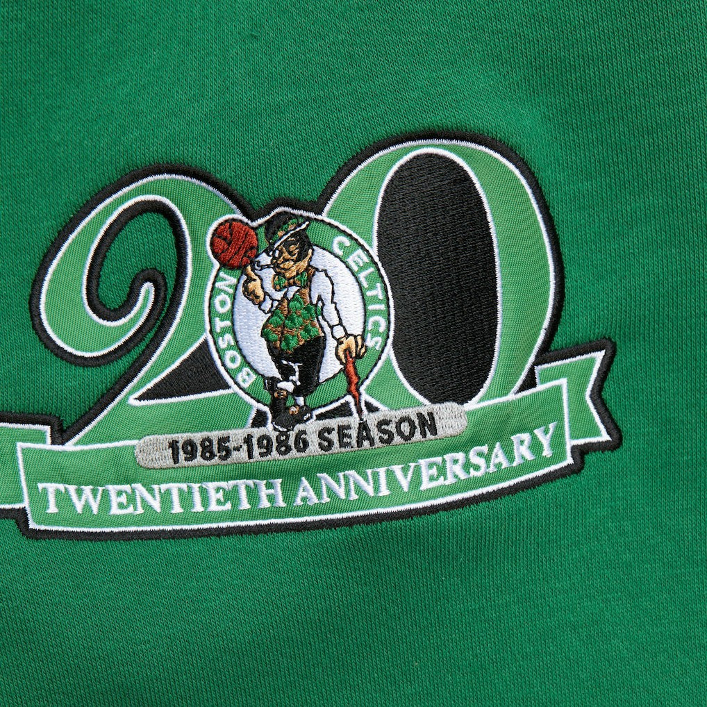 Mitchell & Ness - Boston Celtics Hardwood Classics All Over 4.0 Pullover Sweatshirt - Heather Gray