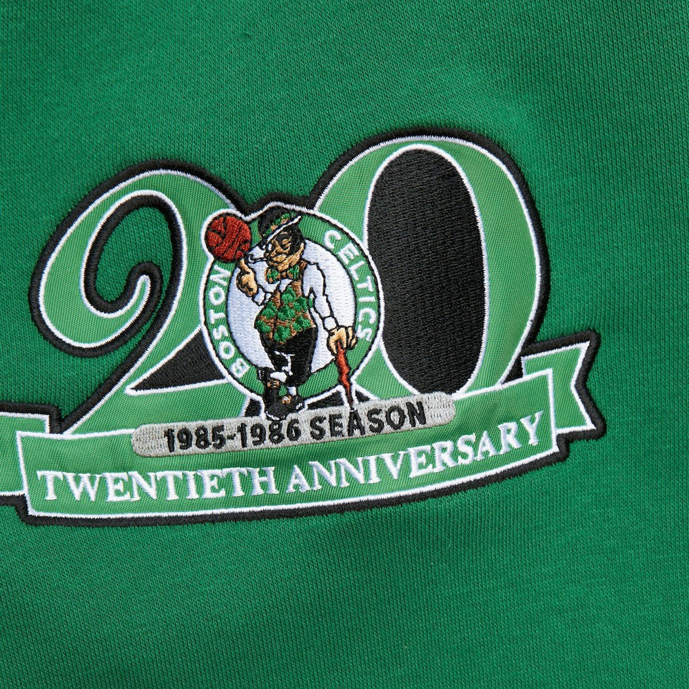 Mitchell & Ness - Boston Celtics Hardwood Classics All Over 4.0 Pullover Sweatshirt - Heather Gray