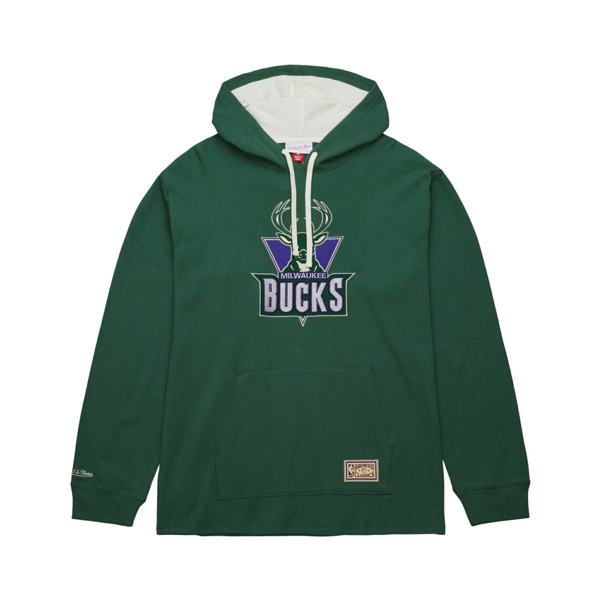 Mitchell & Ness - Milwaukee Bucks Hardwood Classics Lightweight Thermal Pullover Hoodie - Green
