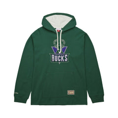 Mitchell & Ness - Milwaukee Bucks Hardwood Classics Lightweight Thermal Pullover Hoodie - Green
