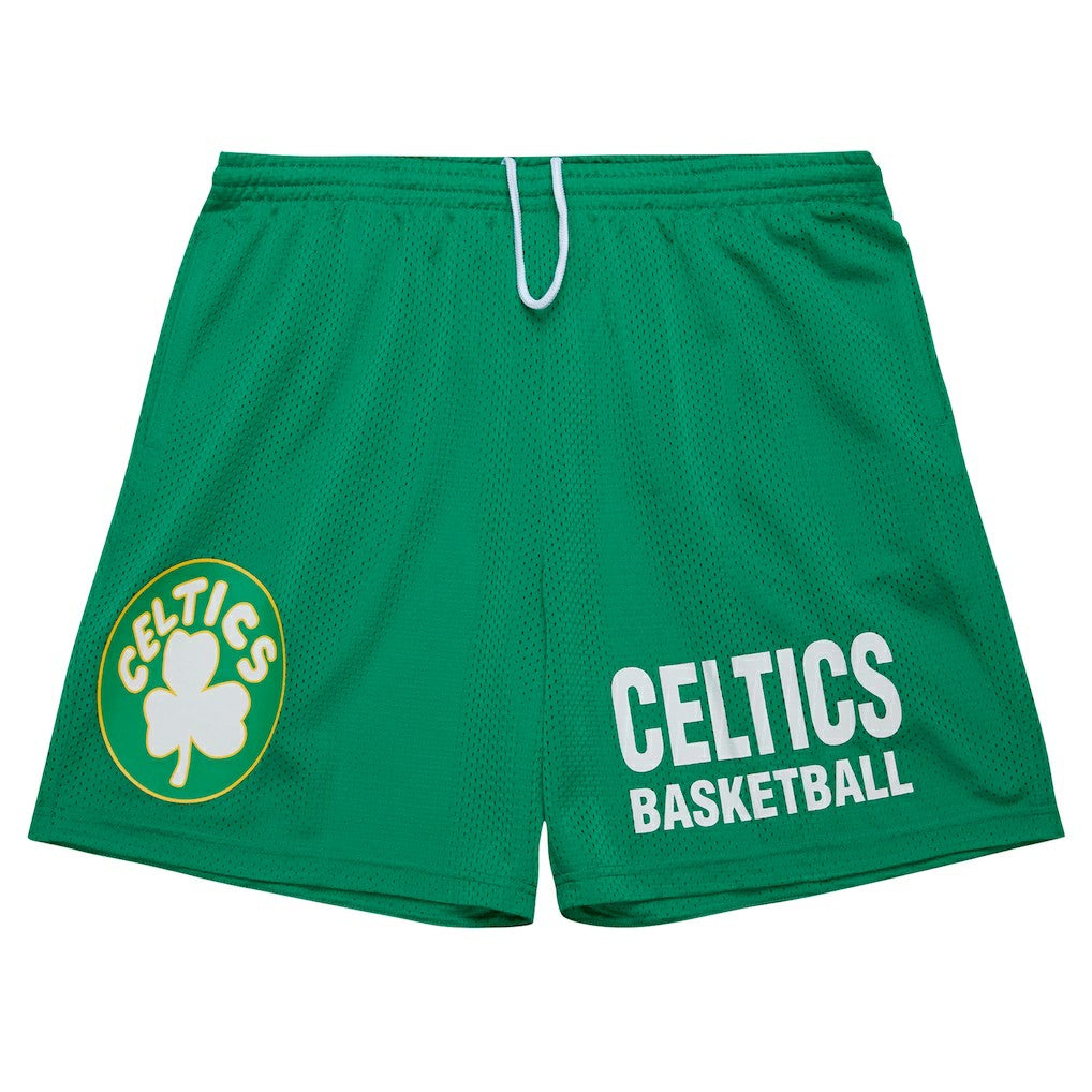 Mitchell & Ness - Boston Celtics Hardwood Classics Gameday Mesh Shorts - Kelly Green