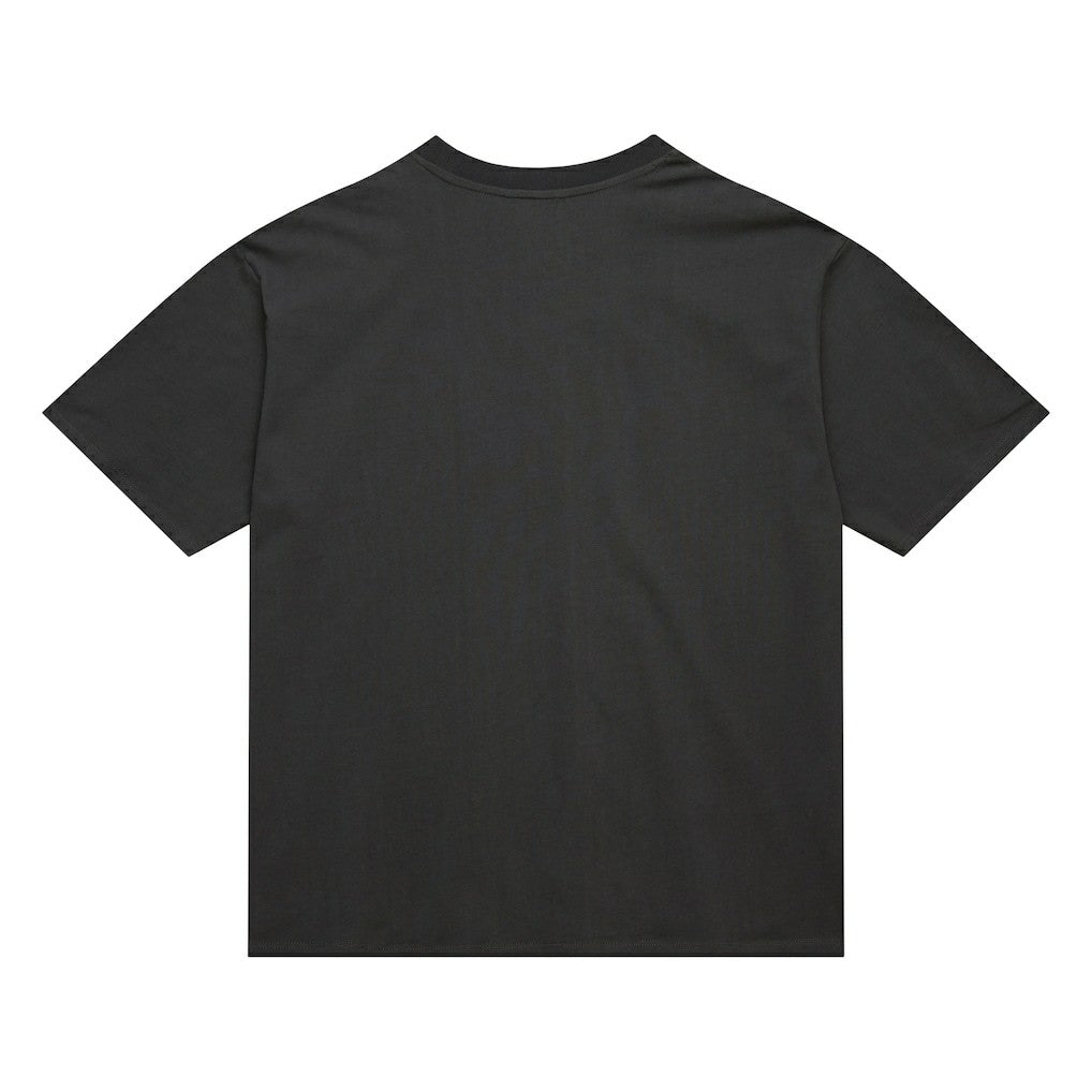Mitchell & Ness - Philadelphia 76ers Women's Hardwood Classics Oversized Boyfriend T-Shirt - Charcoal