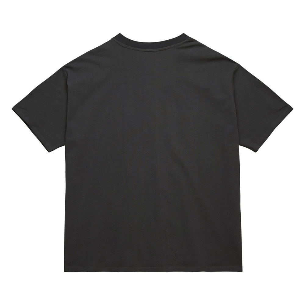 Mitchell & Ness - Los Angeles Lakers Women's Hardwood Classics Oversized Boyfriend T-Shirt - Charcoal