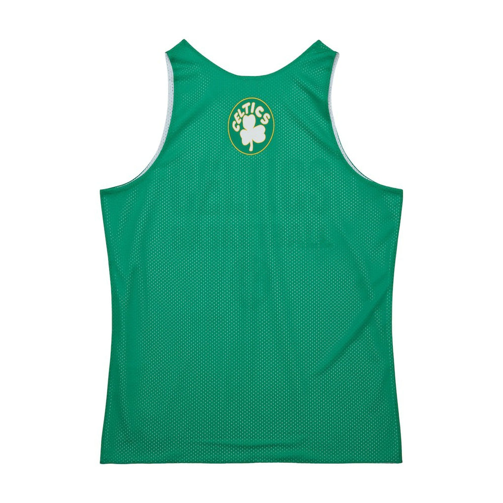 Mitchell & Ness - Boston Celtics Hardwood Classics Reversible Mesh Practice Jersey - Kelly Green/White