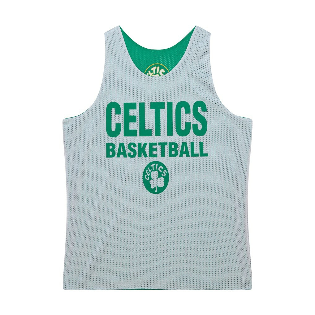 Mitchell & Ness - Boston Celtics Hardwood Classics Reversible Mesh Practice Jersey - Kelly Green/White