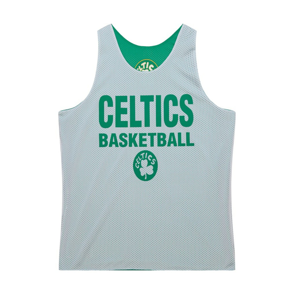Mitchell & Ness - Boston Celtics Hardwood Classics Reversible Mesh Practice Jersey - Kelly Green/White