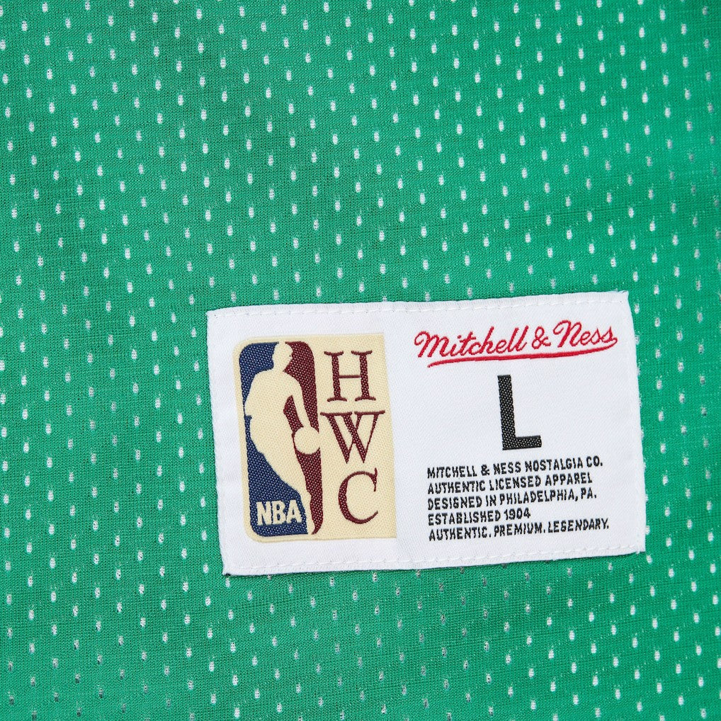 Mitchell & Ness - Boston Celtics Hardwood Classics Reversible Mesh Practice Jersey - Kelly Green/White