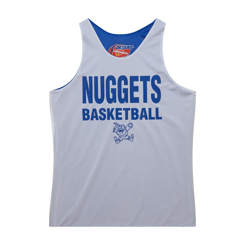 Mitchell & Ness - Denver Nuggets Hardwood Classics Reversible Mesh Practice Jersey - Royal/White