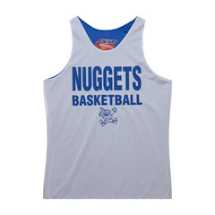 Mitchell & Ness - Denver Nuggets Hardwood Classics Reversible Mesh Practice Jersey - Royal/White