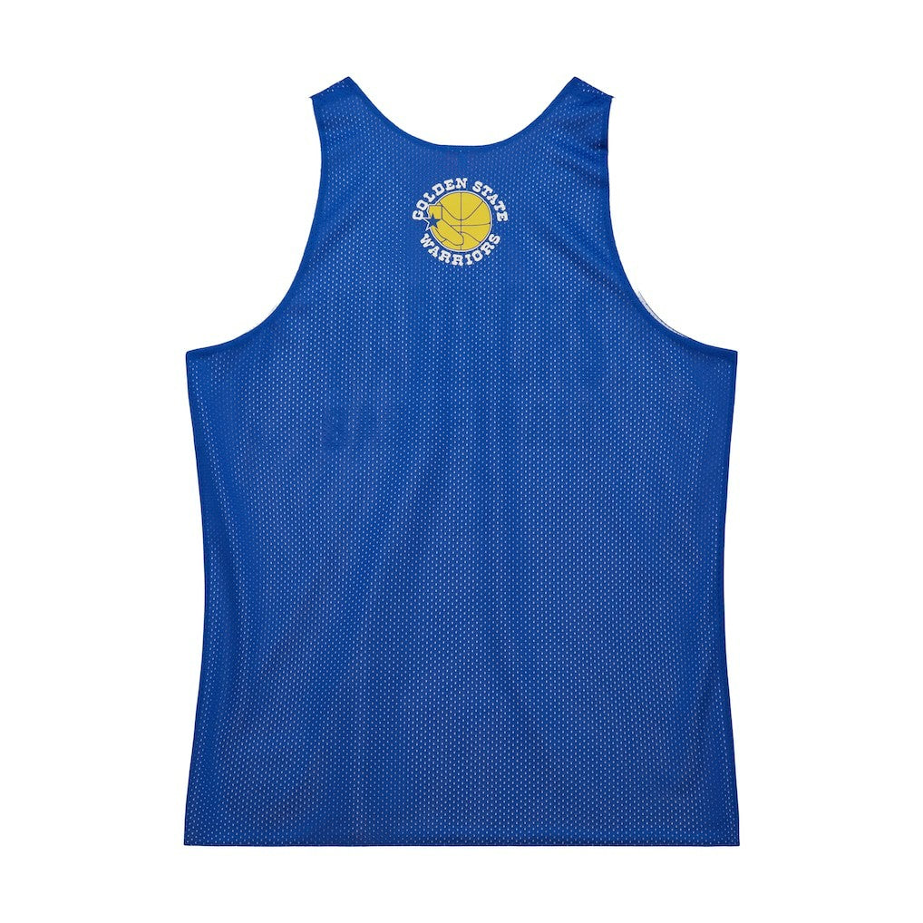 Mitchell & Ness - Golden State Warriors Hardwood Classics Reversible Mesh Practice Jersey - Royal/White