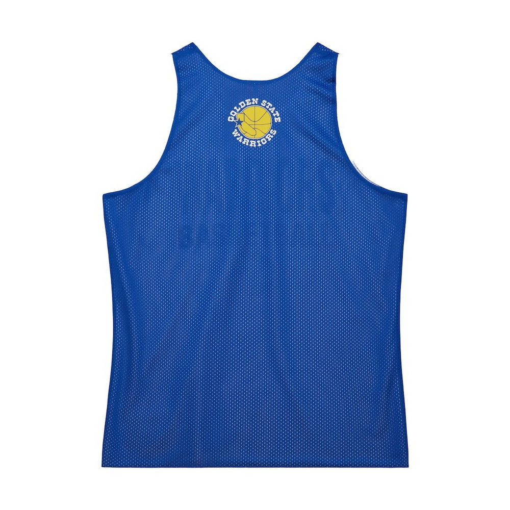 Mitchell & Ness - Golden State Warriors Hardwood Classics Reversible Mesh Practice Jersey - Royal/White