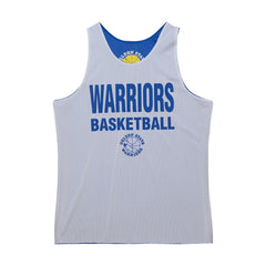 Mitchell & Ness - Golden State Warriors Hardwood Classics Reversible Mesh Practice Jersey - Royal/White