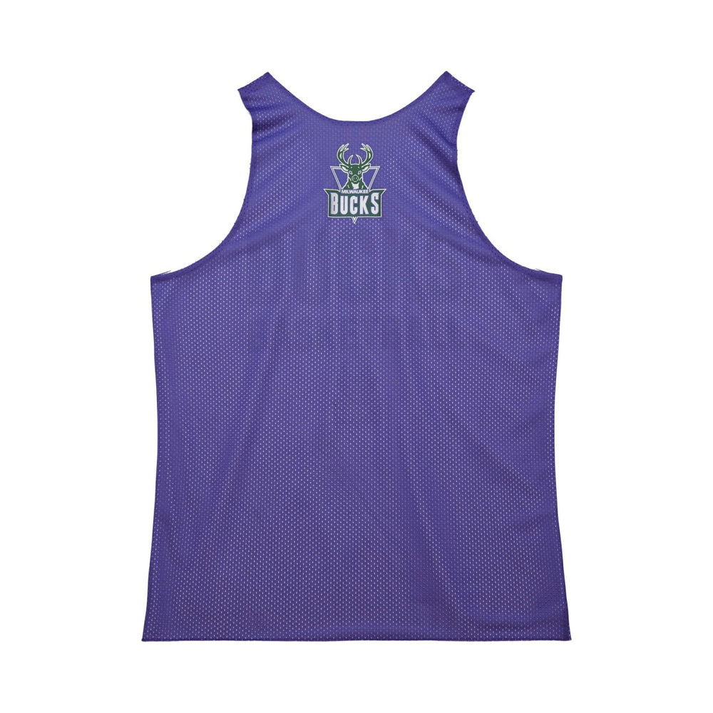 Mitchell & Ness - Milwaukee Bucks Hardwood Classics Reversible Mesh Practice Jersey - Purple/White