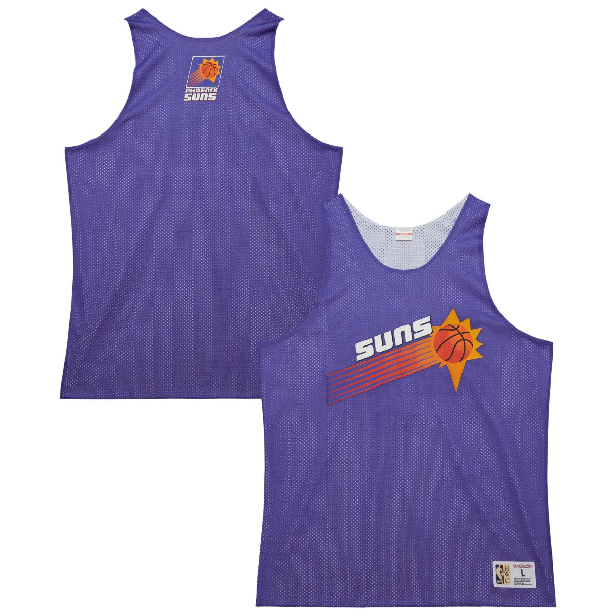 Phoenix Suns Hardwood Classics Reversible Mesh Practice Jersey - Purple/White | NBA Jerseys
