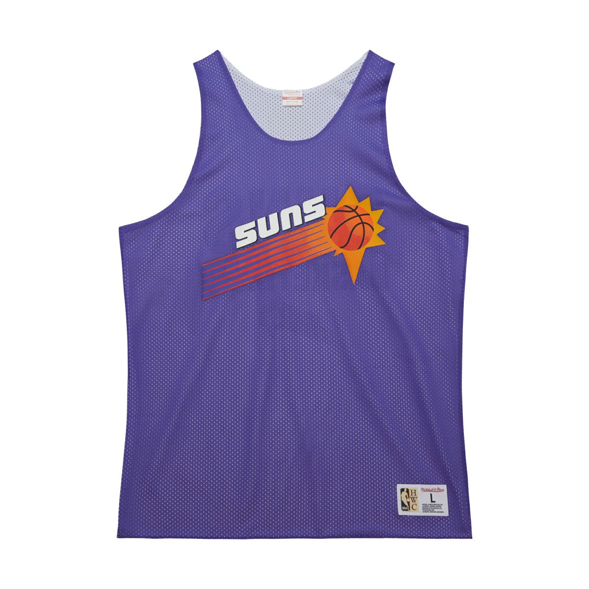 Mitchell & Ness - Phoenix Suns Hardwood Classics Reversible Mesh Practice Jersey - Purple/White
