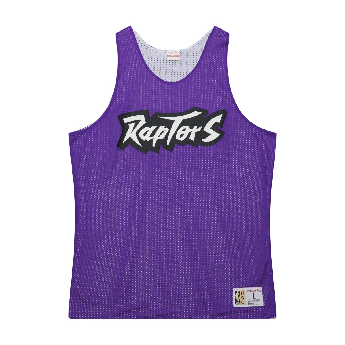 Toronto Raptors Hardwood Classics Reversible Mesh Practice Jersey - Purple/White | NBA Jerseys