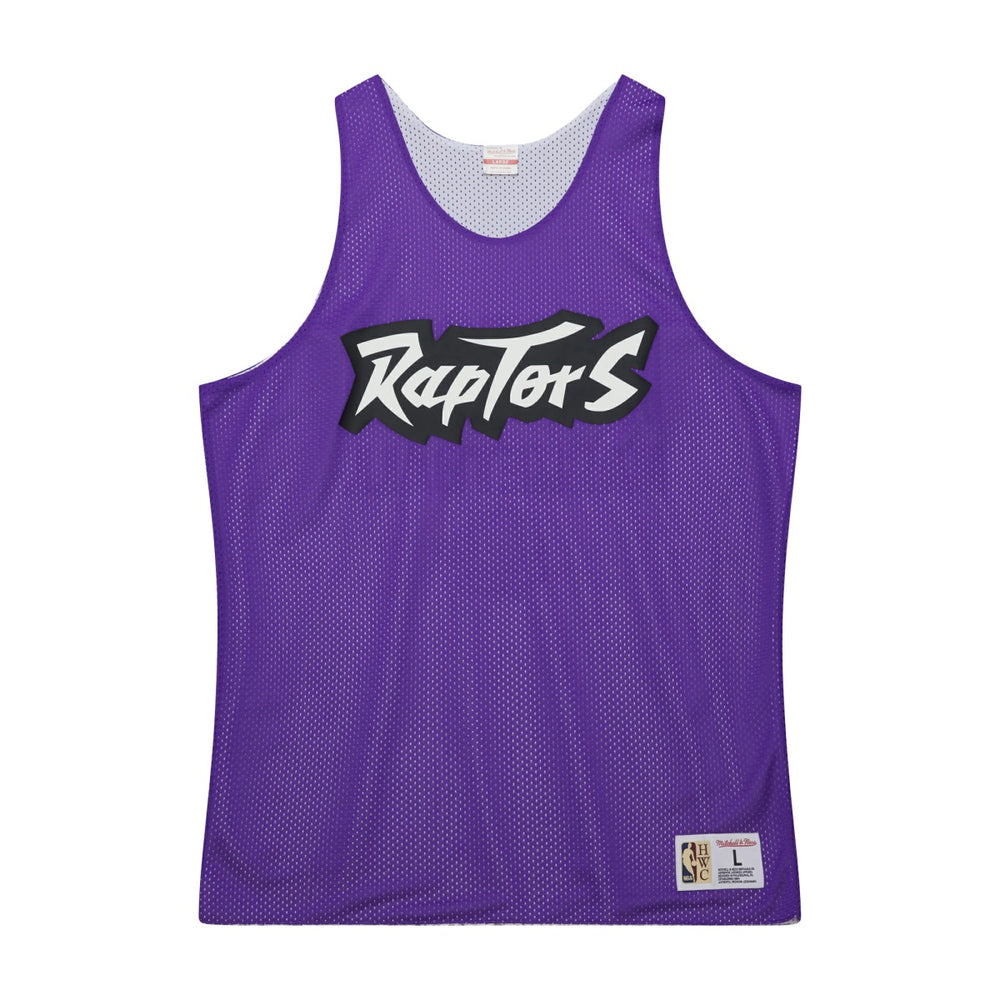 Mitchell & Ness - Toronto Raptors Hardwood Classics Reversible Mesh Practice Jersey - Purple/White