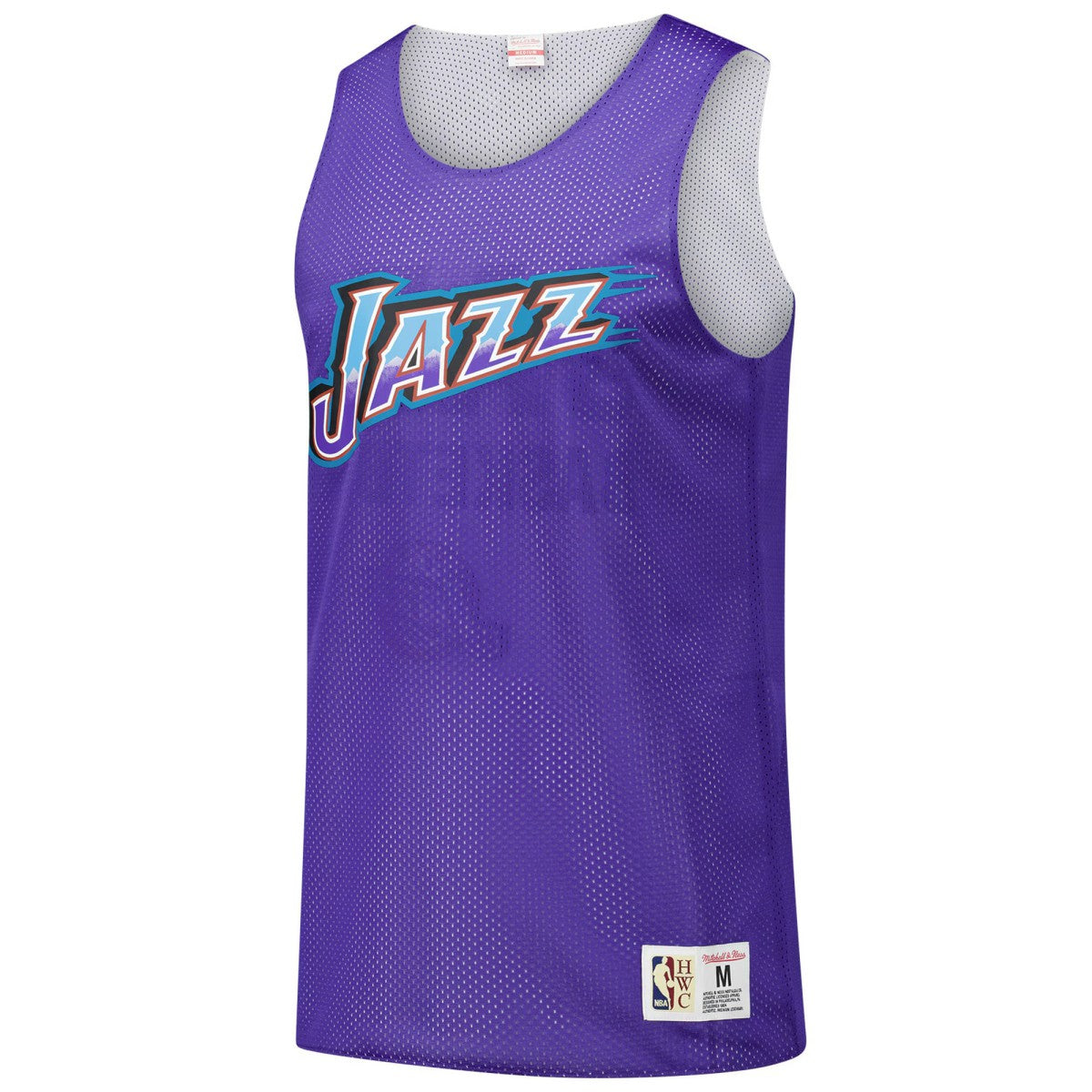 Utah Jazz Hardwood Classics Reversible Mesh Practice Jersey - Purple | NBA Jerseys