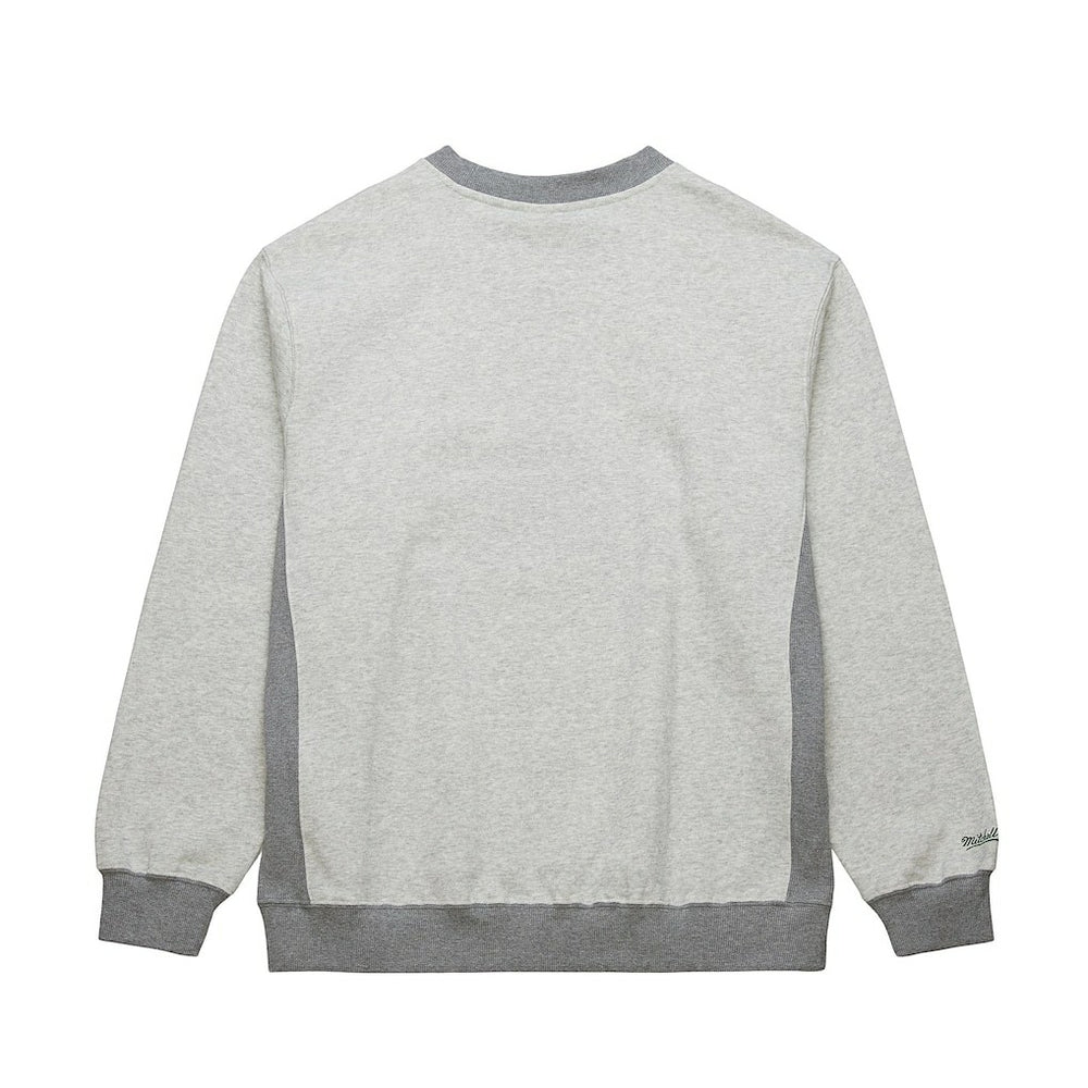 Mitchell & Ness - Boston Celtics Vintage Logo Pullover Sweatshirt - Heather Gray