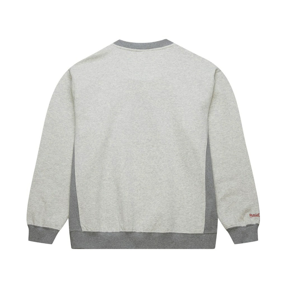 Mitchell & Ness - Chicago Bulls Vintage Logo Pullover Sweatshirt - Heather Gray