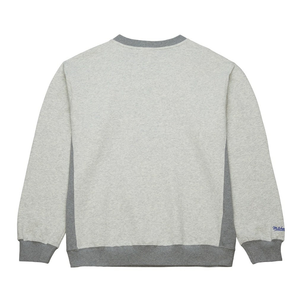 Mitchell & Ness - Denver Nuggets Vintage Logo Pullover Sweatshirt - Heather Gray