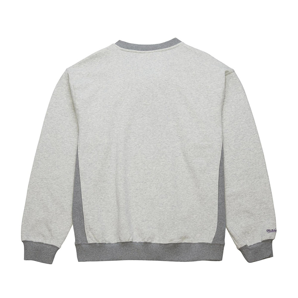 Mitchell & Ness - Los Angeles Lakers Vintage Logo Pullover Sweatshirt - Heather Gray