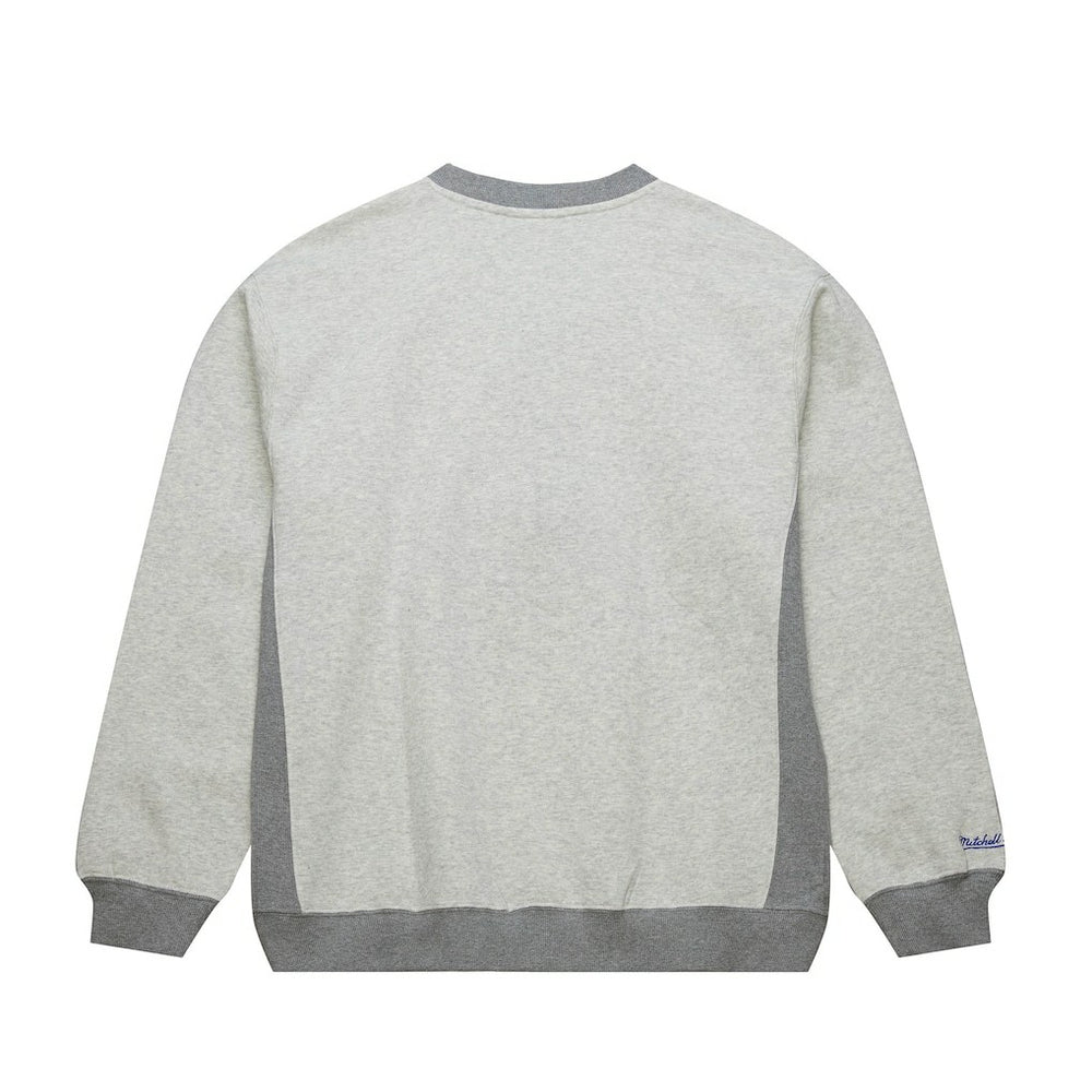 Mitchell & Ness - Philadelphia 76ers Vintage Logo Pullover Sweatshirt - Heather Gray